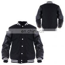 Varsity Jackets Custom Printing Long Sleeve Men's Baseball Jacket Men Plain Blank Varsity Letterman Jackets thumbnail-4