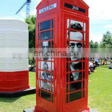 2019 Hot Sell Factory Price High Quality Custom Exhibition Booth London Telephone Booth