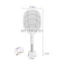 Rechargeable 2 in 1 Functional Electric Fly Mosquito Swatter and Mosquito Killer Lamp With UV Light thumbnail-2