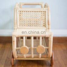 Hot Sale Rattan Toys Storage Wicker Car Sustainable Natural Children Toy Kid's Doll Toy Vietnam Manufacturer thumbnail-4