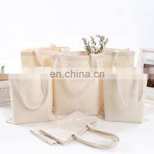 The Eco Promotion Totebag Custom Reusable Pouch Canvas Cotton Tote Shop Bag With Custom Print Logo