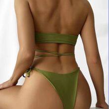 SWIMWEAR 2 in 1 Top and Bottom Set With Coverup thumbnail-3