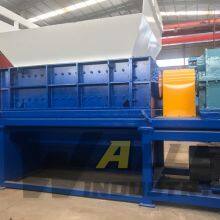 High Efficiency Wood/Metal/Plastic/Cardboard/Scrap Shredder Machine Home Kitchen Food Waste Garbage Mini Small Twin Shaft Shredder Machine for Fabric CE thumbnail-4