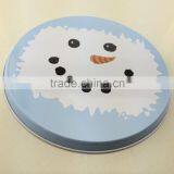 Chinese Factory Directly Round Tin Tray/metal Tin Tray for Serving/metal Tray thumbnail-2