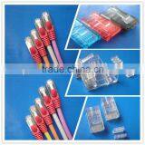 Rj45 1m, 2m, 3m, 1ft, 2ft, 3ft Grey, Blue Cat6a Leads Sstp