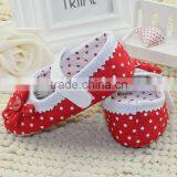 Red Baby Socks Baby Toddler Shoes Shoes Red Dot Flower Soft Bottom Baby Shoes thumbnail-2