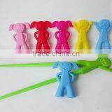 2015 Hot Selling Silicone Chopsticks for Kids /spoon Holder for Children /silicon Chopstick in Stock Quality Choice thumbnail-2