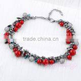 Hi Quality Latest Design Pearl Fancy Beaded Necklace thumbnail-5