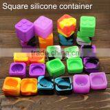 Matt Surface Silicone Essential Oil Container 9ml Lego Shaped Silicone Jars Dab Containers Bho Extractor