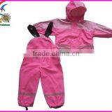 Waterproof and Comfortable Children PU Rainsuit thumbnail-1