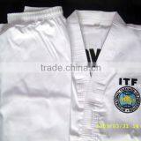 Taekwondo Clothing Taekwondo Suits Taekwondo Garment ITF Taekwondo Wear ITF Taekwondo Uniform V-neck Kimonos thumbnail-2