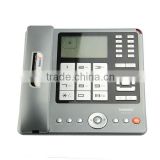 Phone set with 16 digit LCD display with icons and real clock