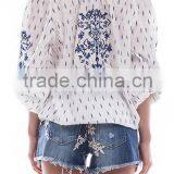 New Casual Daily Autumn off Shoulder Latest Fashion Blouse Design thumbnail-5
