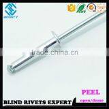 HIGH QUALITY OPEN END FACTORY RECESSED CROWN ALUMINUM BLIND PEEL RIVETS thumbnail-6