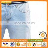 Wholesale Apparel Distressed Stretch Slim Bleach Wash Denim Jeans Shorts For Men thumbnail-6