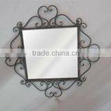110699MK-Heart Swirl Metal Wall Mirror