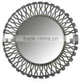 Handmade French Antique Decorative Round Metal Wall Mirrors thumbnail-2