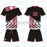 Good Design Custom Top Quality Sublimation Yellow Striped Soccer Jerseys thumbnail-3