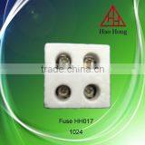 HAOHONG Ceramic Wire Terminal Block Heat Resistant 1024 10A 2 Wire 4 Holes