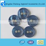 2-hole nice design blue sewing button