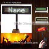 Multilingual Rechargeable Electronics Programable LED Placard/Paging Board/Pick-up Card/ Picking Cards Display thumbnail-5