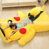 Newest Design Japan Stuffed Giant Pikachu Plush Bed Mattress With Memory Foam Sleepsuit Pokemon go Airbed Pikachu Mattress Sofa thumbnail-3