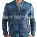 Classical Mens Classic Leather Jacket Fashion 2016 thumbnail-3
