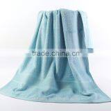 Solid Color Home Textile Bamboo Fiber Bath Towel Sets Wholesale