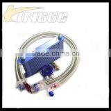 Blue Universal Aluminum AN 10 Racing Car Oil Cooler 13 Row thumbnail-2