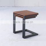 Modern Home Design Nest of 3 Wood Coffee Table thumbnail-2