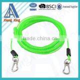 YIWU Factory Stretchy Spring Coiled Strap Lobster Clip Retractable Spiral Coil Cable/Tool Lanyard thumbnail-6