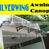 Euro-design Outdoor polycarbonate DIY awning canopy plastic balcony cover
