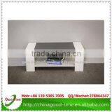 Flat Packing Wooden Coffer Table With Glass , Modern Wood Coffee Table Design thumbnail-1