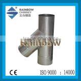 CE Stainless Steel Single Wall Chimney Flue Pipe Stove Pipe Fireplace Flue Kit thumbnail-2