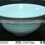 Melamine Nice Design White Round Deep Bowl thumbnail-1