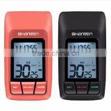 Rainproof USB Rechargeable Bicycle Light Set With LCD Backlight Combines Bike Odometer thumbnail-3