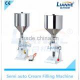 Small Lab Pneumatic Liquid Soap Shampoo Lotion Filling Machine thumbnail-1