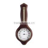 Pearl Wooden Wall Clock PW983 With Weather Station thumbnail-2
