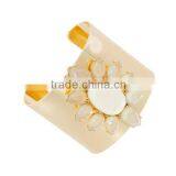 New Design Resin Beads Gold Plated Bangles thumbnail-1