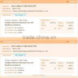 ETL DLC 180W High PowerLED Shoebox,Yoke Mount Parking Lot LED Shoe Box Flood Light thumbnail-4