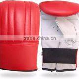 Nice Quality Red Boxing Gloves With White Palm Made of Real Leather From Pakistan/karate Mitts