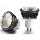 5W COB Mr16 Led Spotlight 400lm Black Aluminium Shell 12v