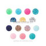 Wholesale Different Color Round Shape Druzy Stones