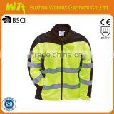 100% Polyester hi Visibility Reflective Working Men Life Working Jacket With Reflector