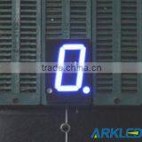0.8 Inch Single Digit 7 Segment LED Display Blue Color