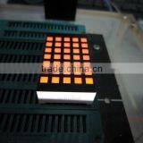 1.2" 5x7 Square Dot Amber Color Dot Matrix LED Display