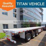 20 Feet Trailer Platform Truck Trailer Used Container Truck Semi Trailer for Sale thumbnail-3