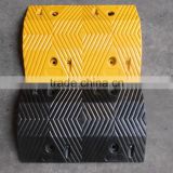 Saudi Arabia hot sales 7cm height rubber speed hump with cat eyes