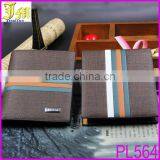 High Quality Fashion Design Mens Leather Bifold Credit Card Wallets Slim Transverse Purse Wallet Men