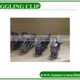 leather toggling machine clip